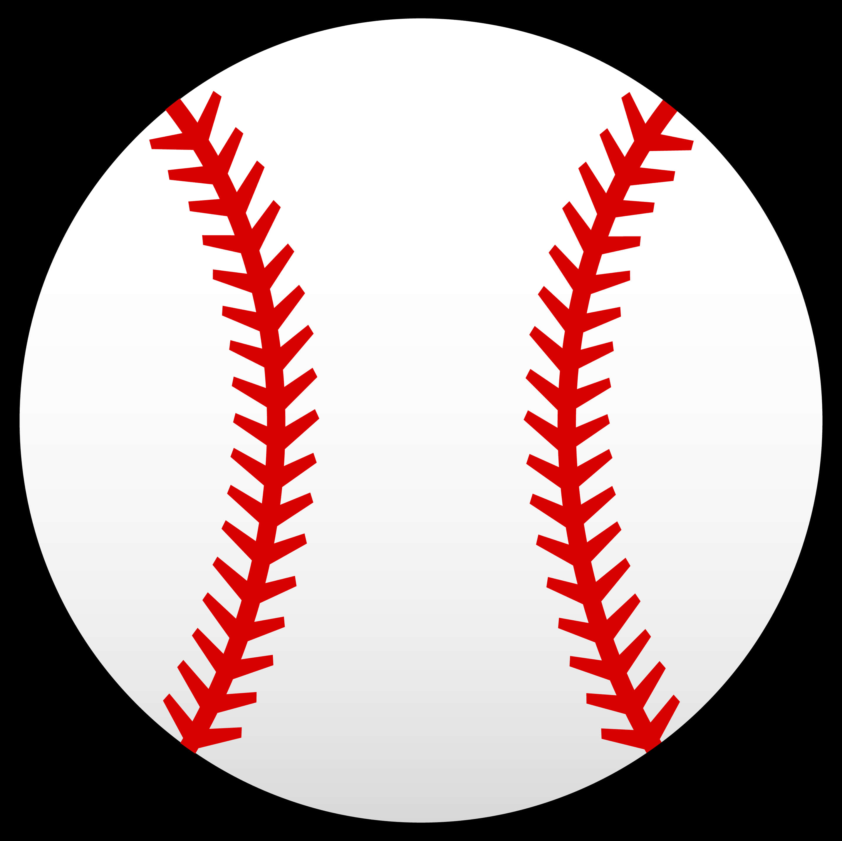 Baseball Icon Graphic PNG with transparent background