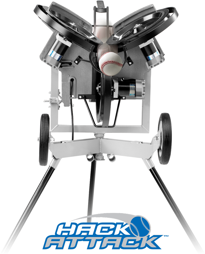 Baseball Pitching Machine Hack Attack PNG with transparent background