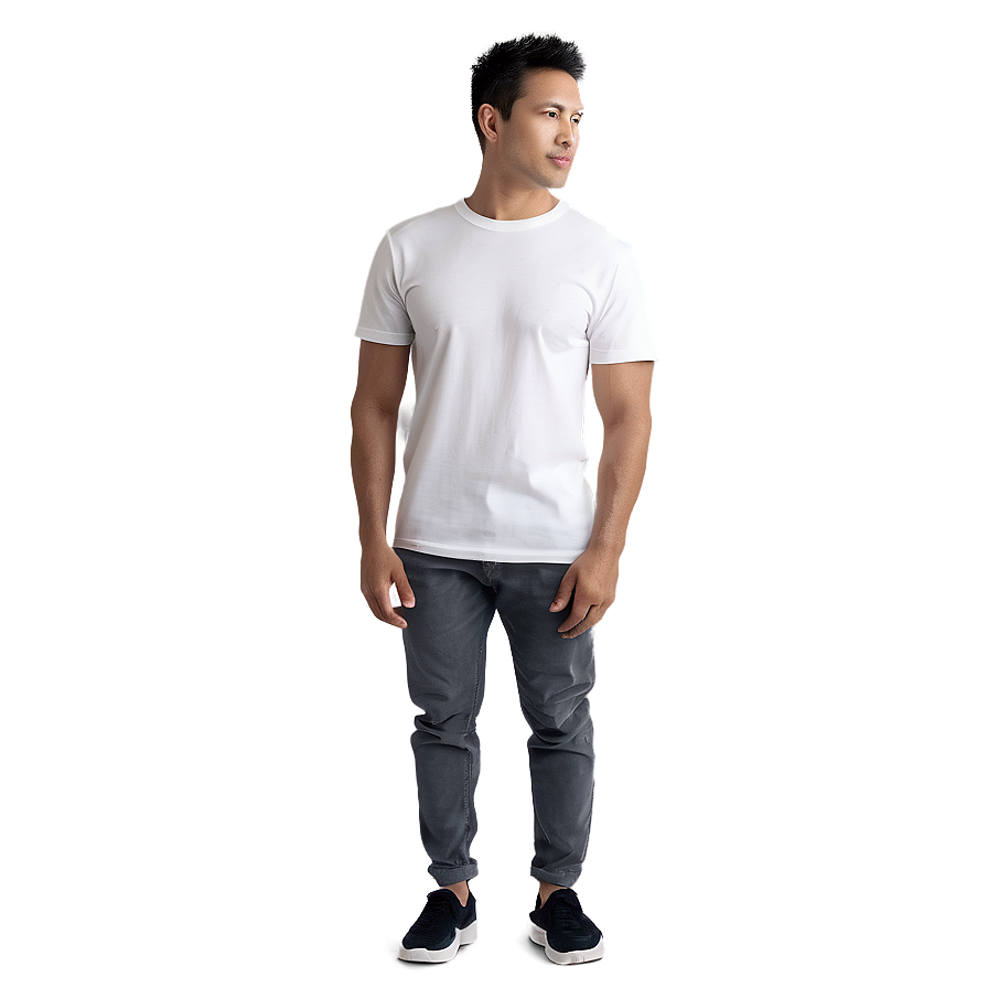 Basic White Tee Png 06272024