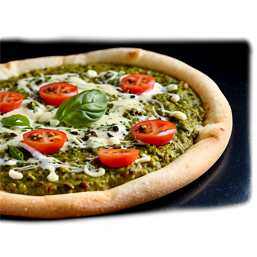 Basil Pesto Pizza Png Kat