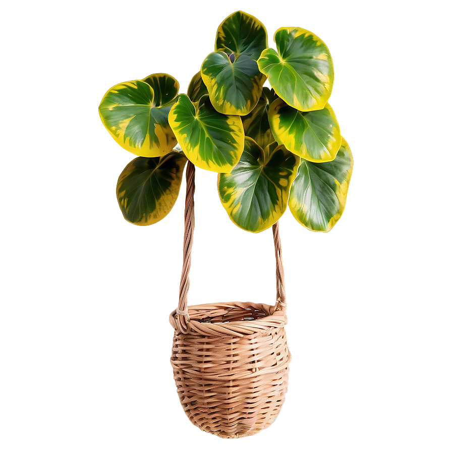 Basket Hanging Plant Png 27