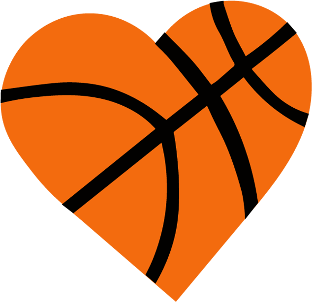 Basketball Heart Hybrid Graphic