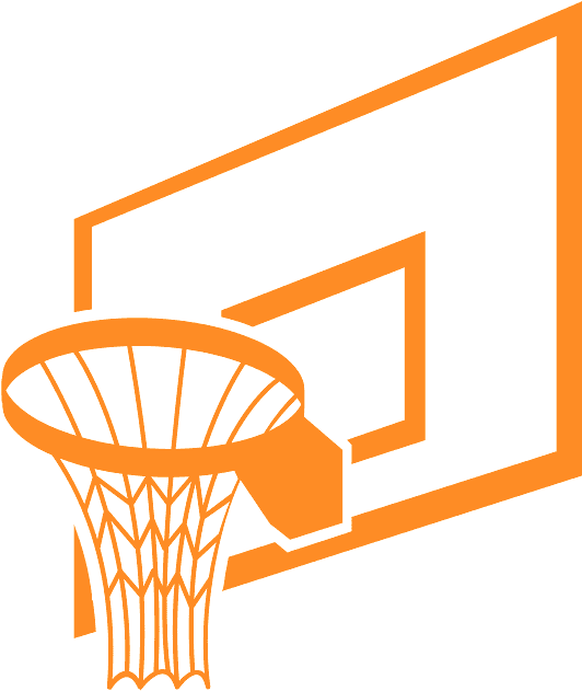 Basketball Hoop Outline