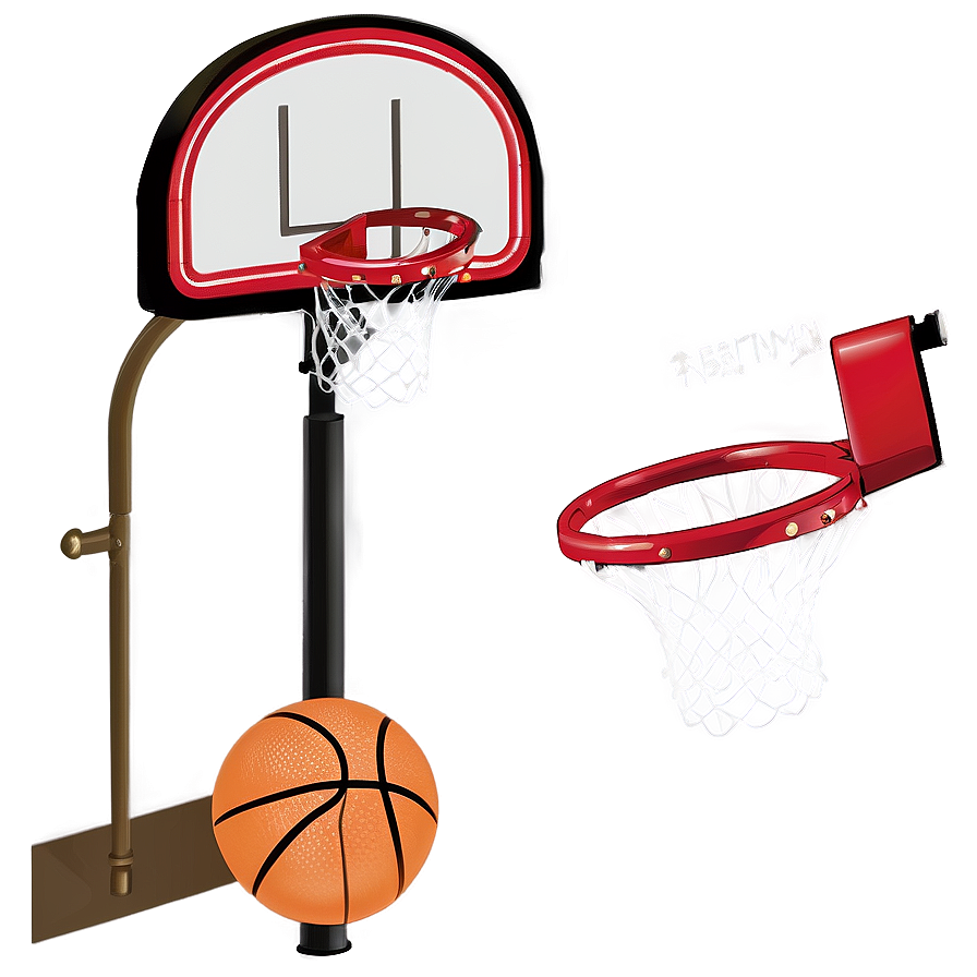 Basketball Hoop With Adjustable Height Png Eoa