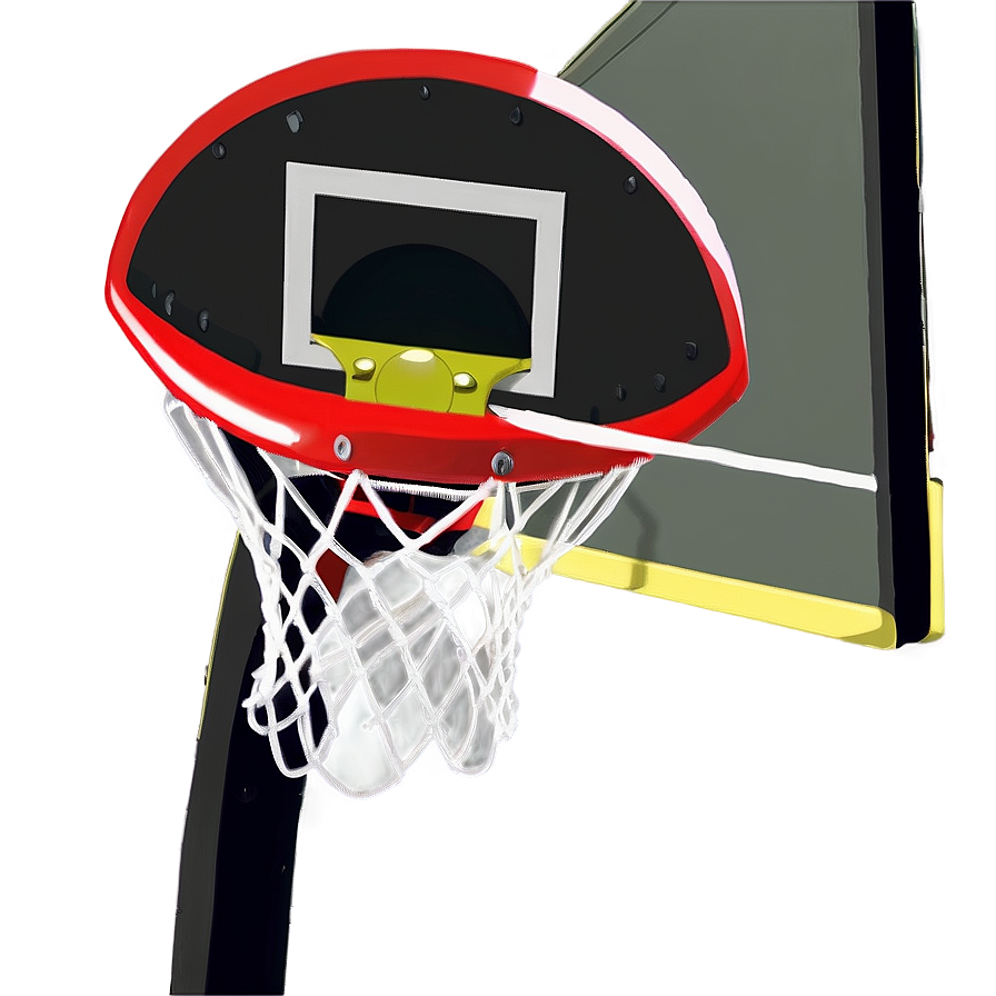 Basketball Hoop With Base Png 05252024