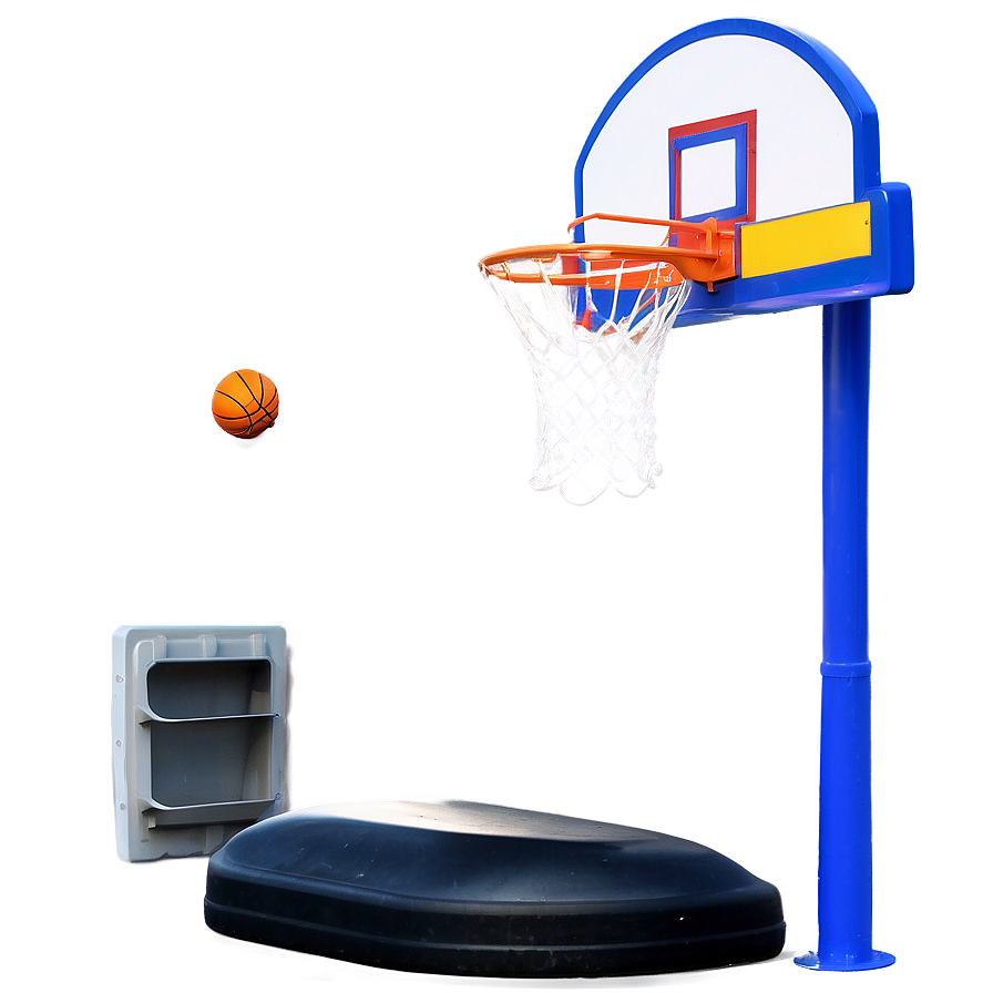 Basketball Hoop With Base Png 05252024