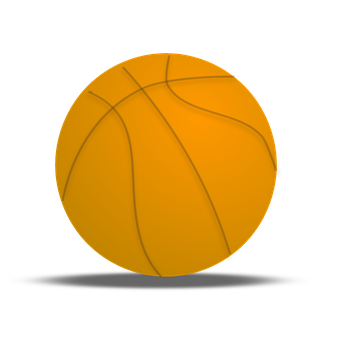 Basketball Icon Black Background