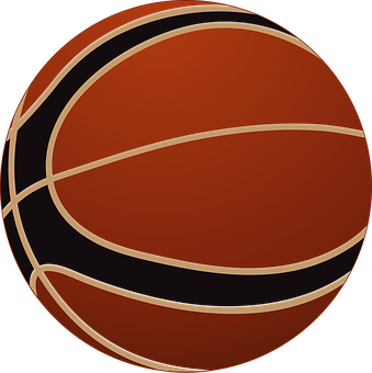 Basketball Icon Graphic PNG with transparent background