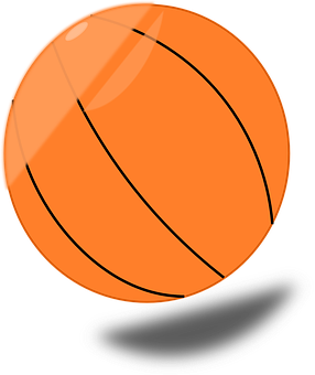 Basketball Icon Graphic PNG with transparent background