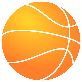 Basketball Icon Graphic PNG with transparent background
