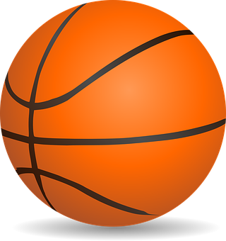 Basketball Icon Graphic PNG with transparent background