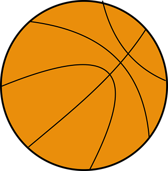 Basketball Icon Silhouette PNG with transparent background