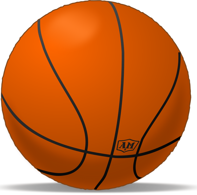 Basketball Isolatedon Black Background PNG with transparent background