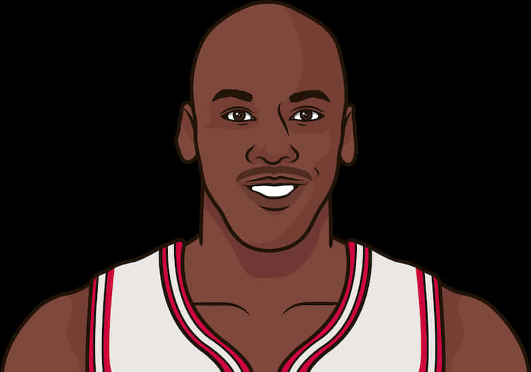 Basketball Legend Illustration PNG with transparent background