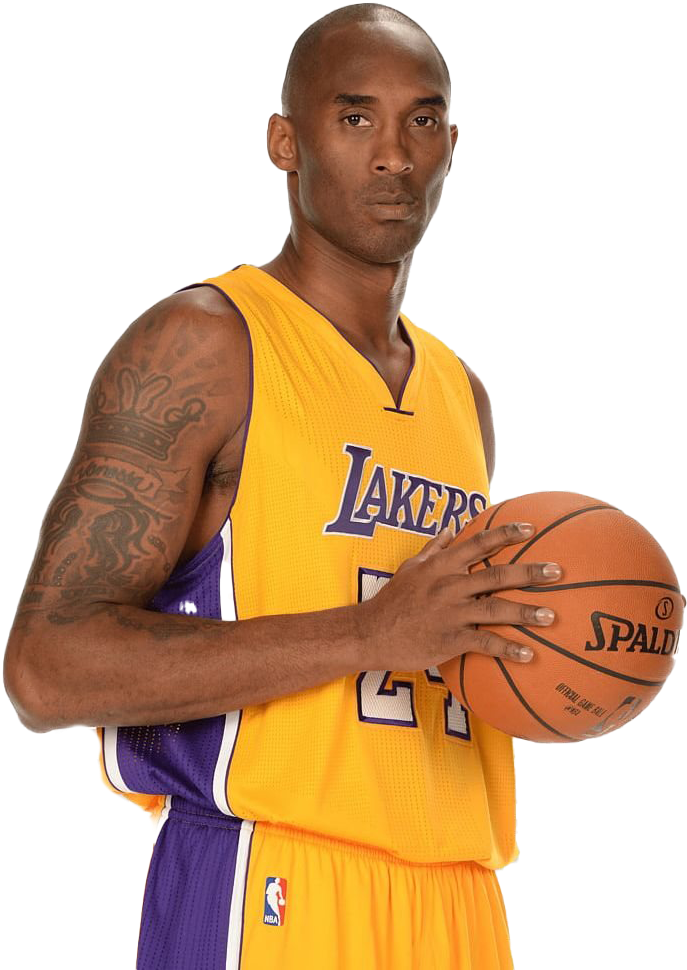 Basketball Legendin Lakers Uniform PNG with transparent background