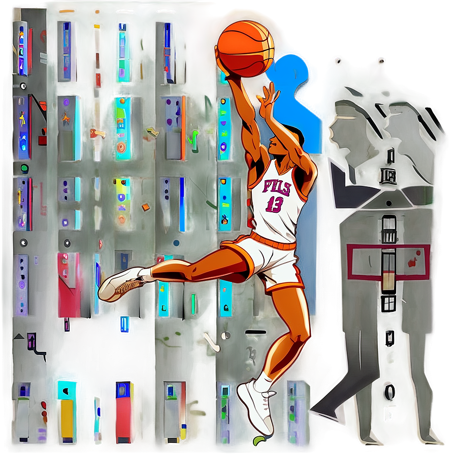 Basketball Match Cartoon Png 06212024