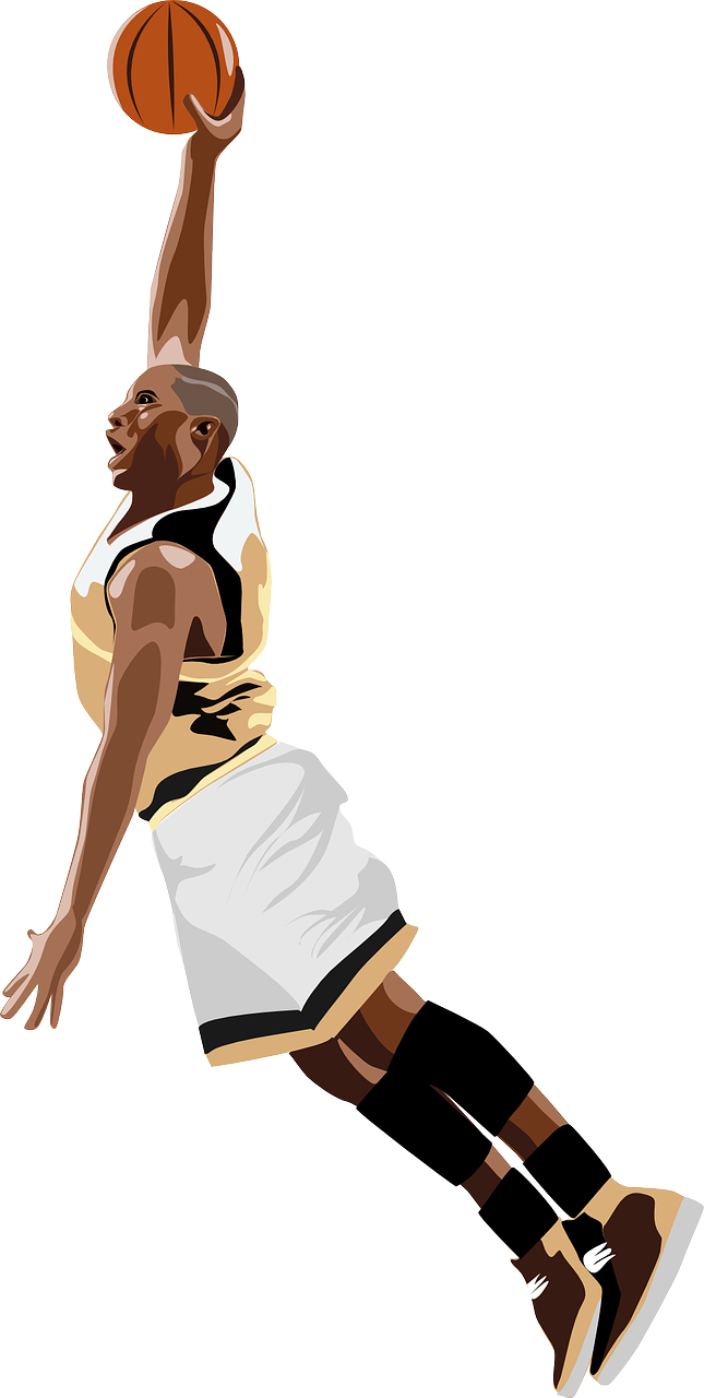 Basketball_ Player_ Dunk_ Illustration.png PNG with transparent background