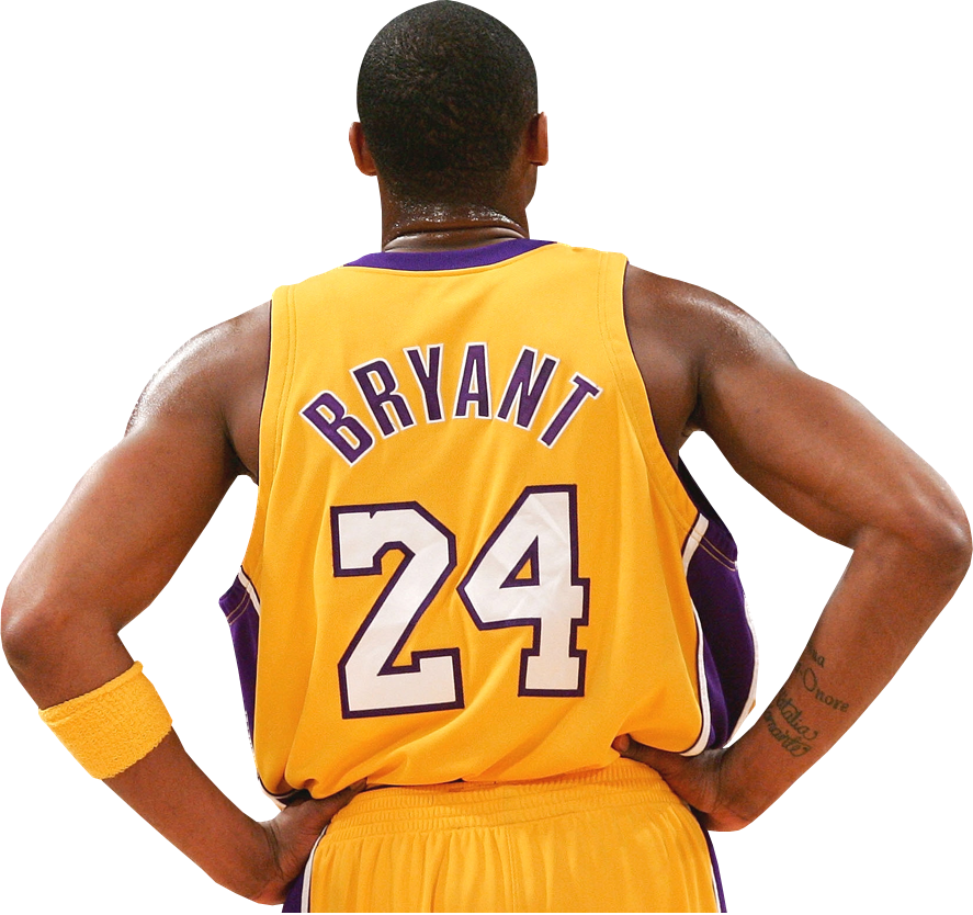 Basketball Player Number24 Jersey PNG with transparent background