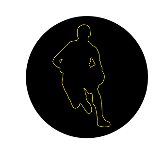 Basketball Player Silhouette PNG with transparent background