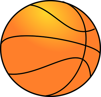 Basketball Vector Illustration PNG with transparent background