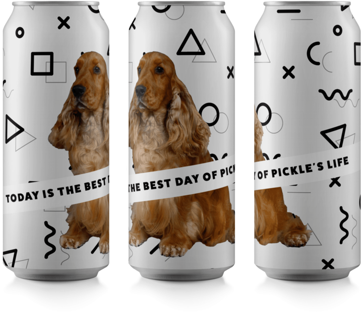 Basset Hound Branded Drink Cans