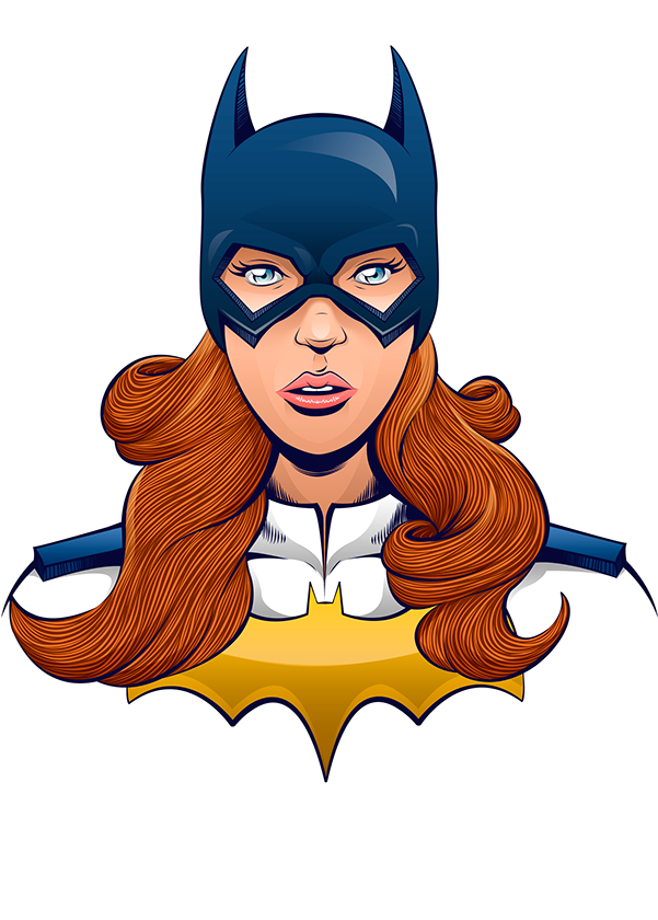 Batgirl Animated Portrait