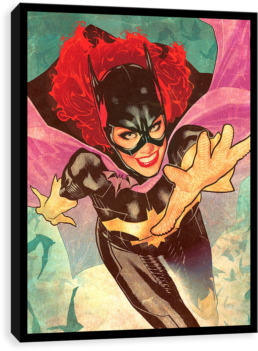 Batgirl Vintage Comic Art