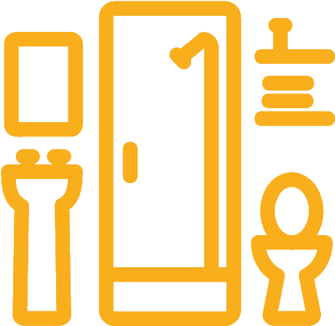 Bathroom Icon Vector PNG with transparent background