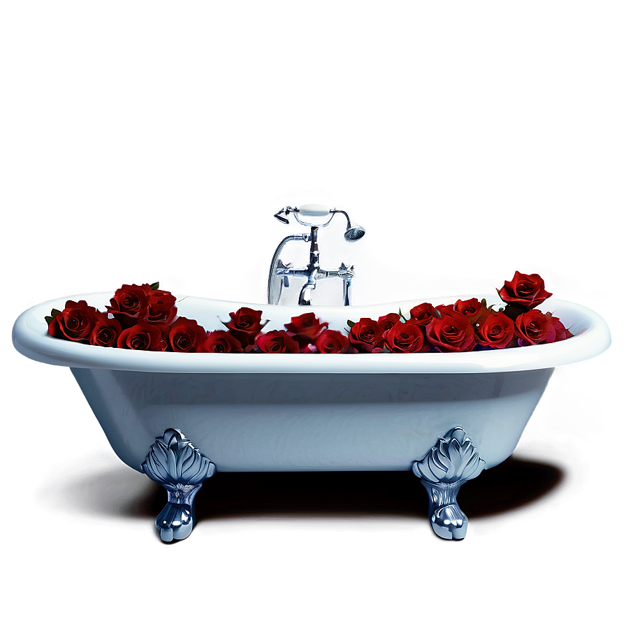 Bathtub Full Of Roses Png 37