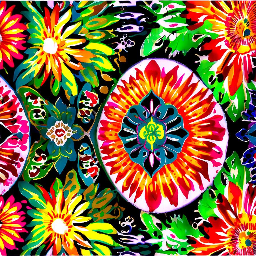 Batik Print PNG tqw33 PNG with transparent background