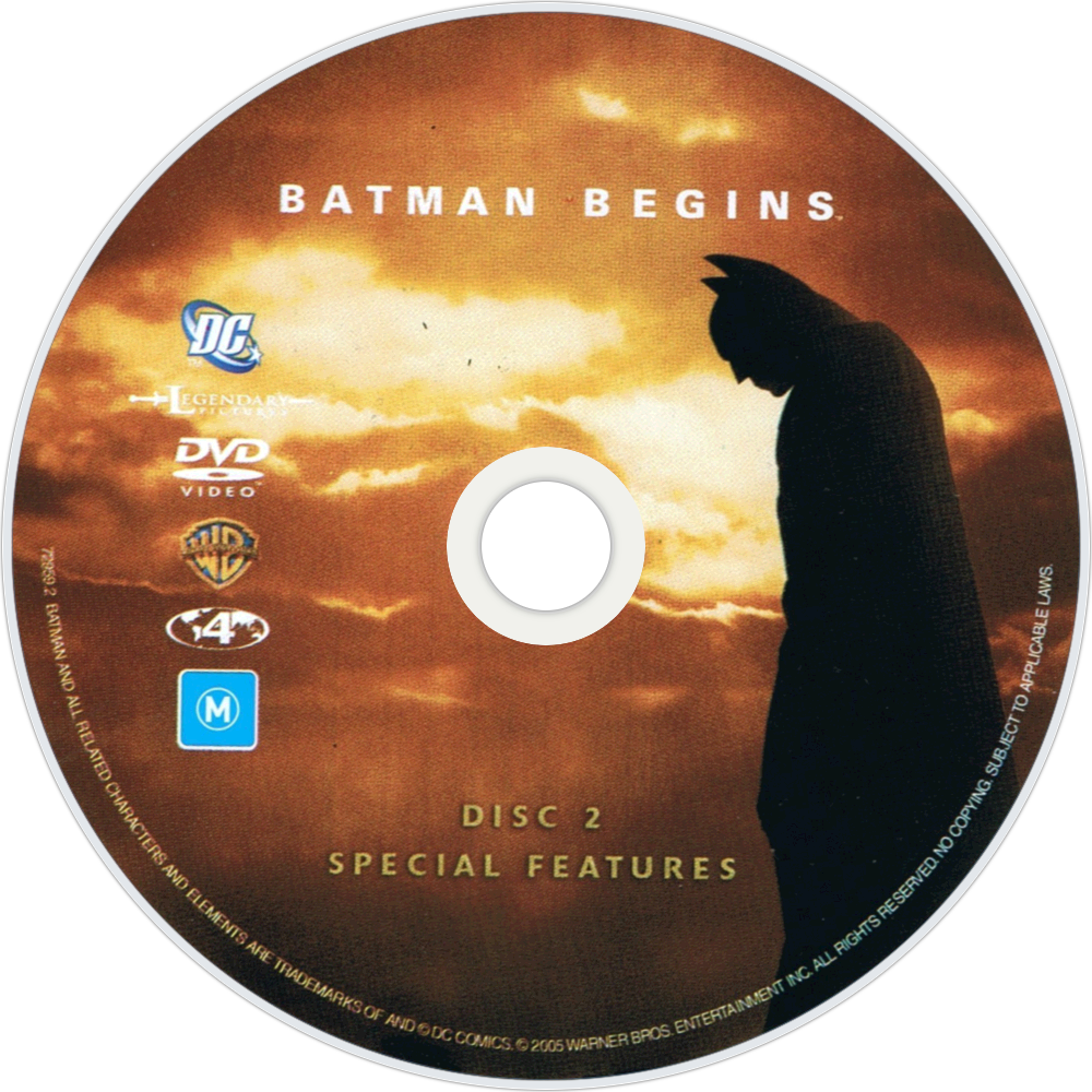 Batman Begins D V D Special Features Disc