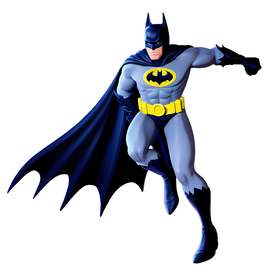 Batman Cartoon Action Pose Png Mey1