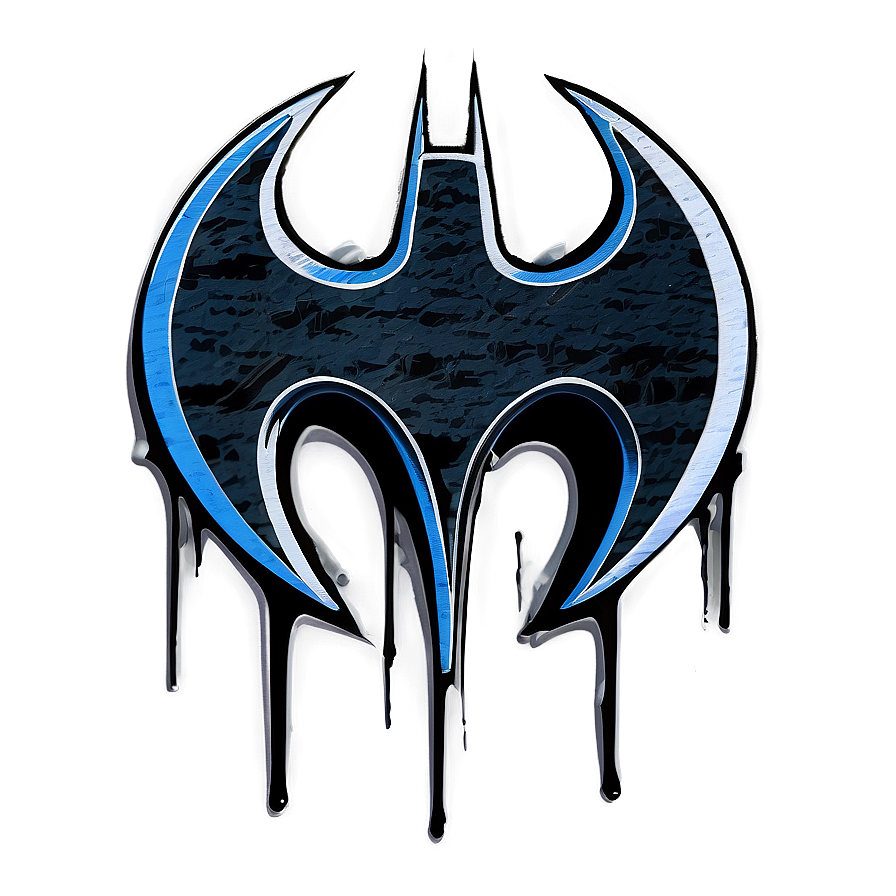 Batman Logo Graffiti Style Png 05042024