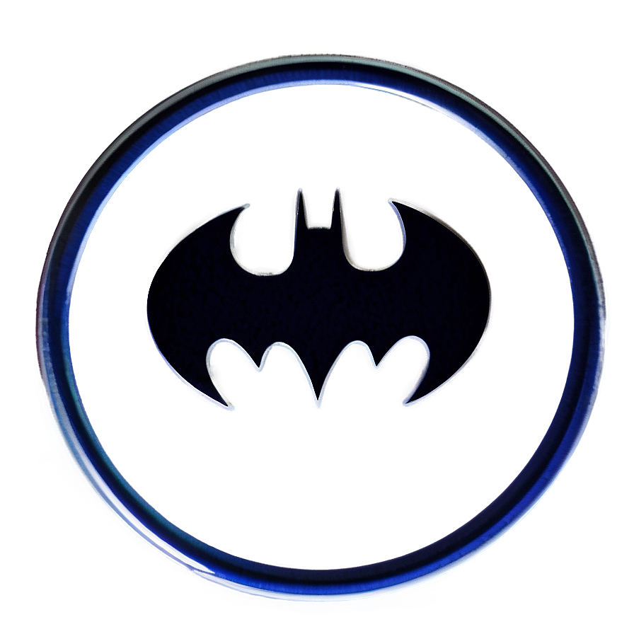 Batman Logo In Circle Png 05042024