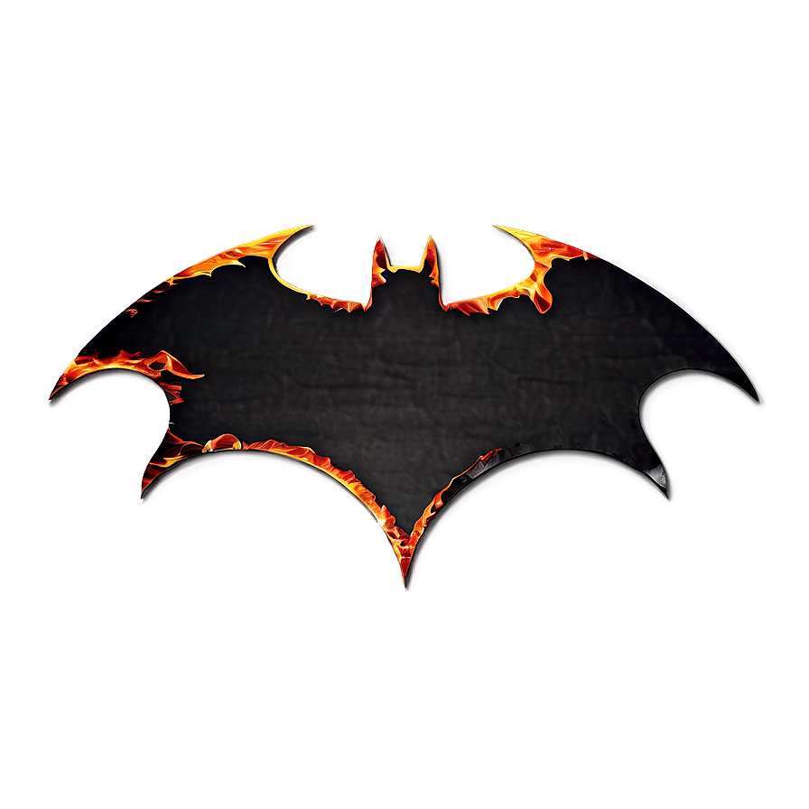 Batman Logo In Flames Png Cvx2