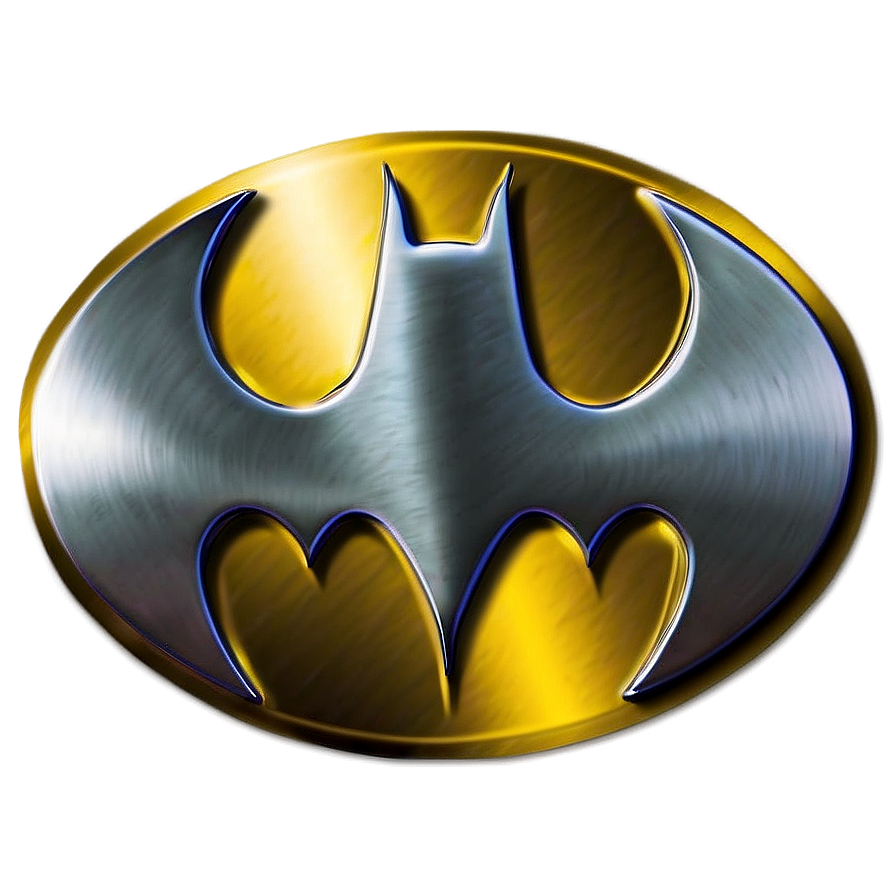 Batman Logo In Metal Png Njb