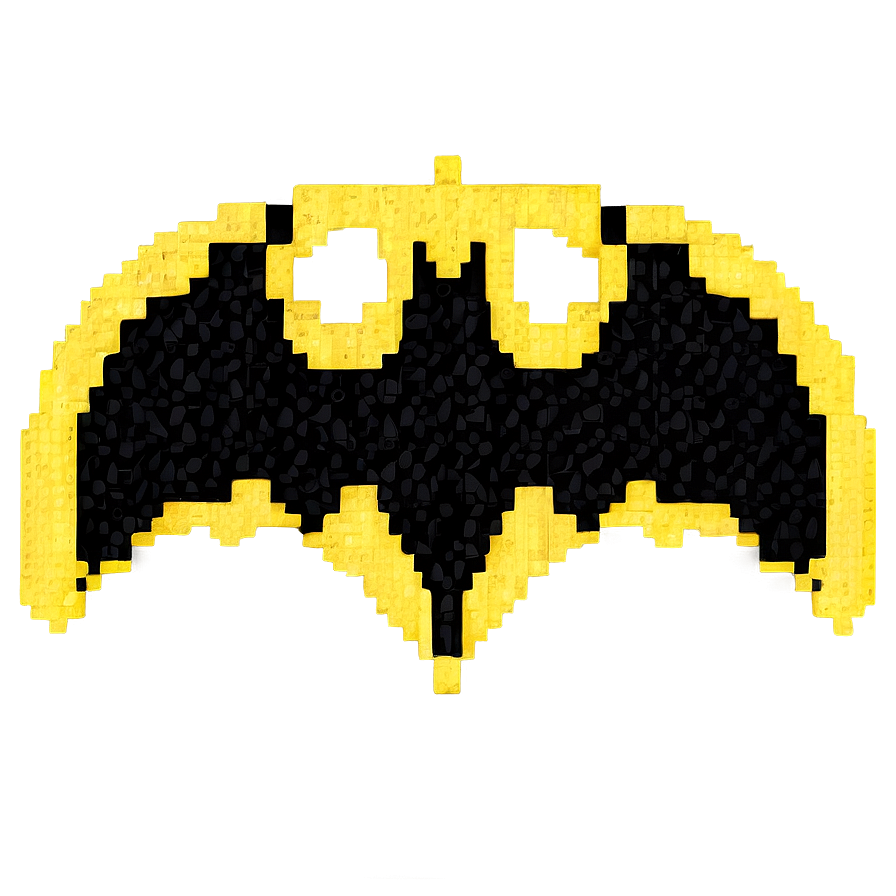 Batman Logo In Pixel Art Png 05042024