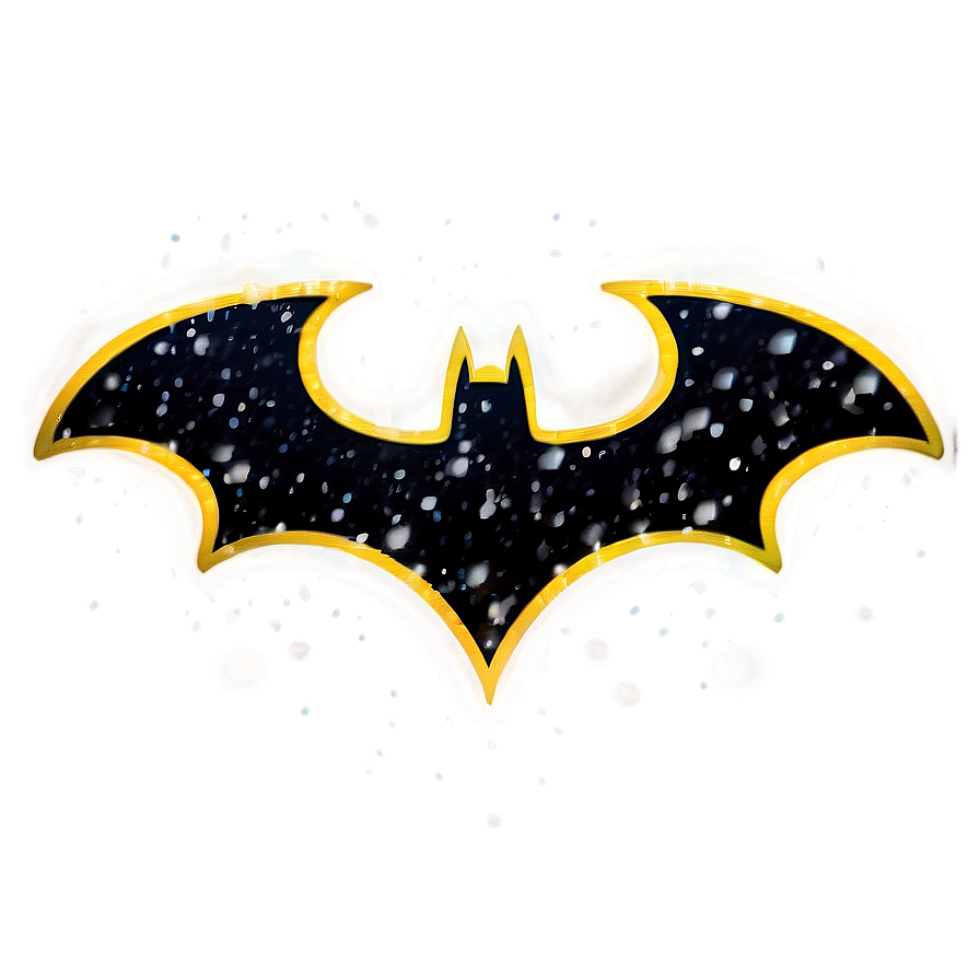 Batman Logo With Snow Effect Png Bqx