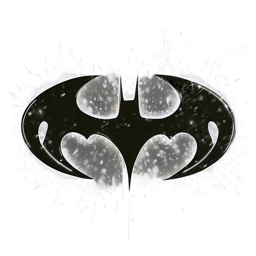 Batman Logo With Snow Effect Png Kfg25