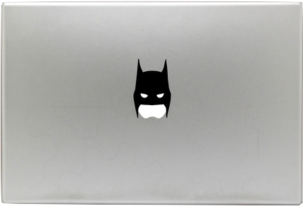 Batman Mac Book Decal PNG with transparent background