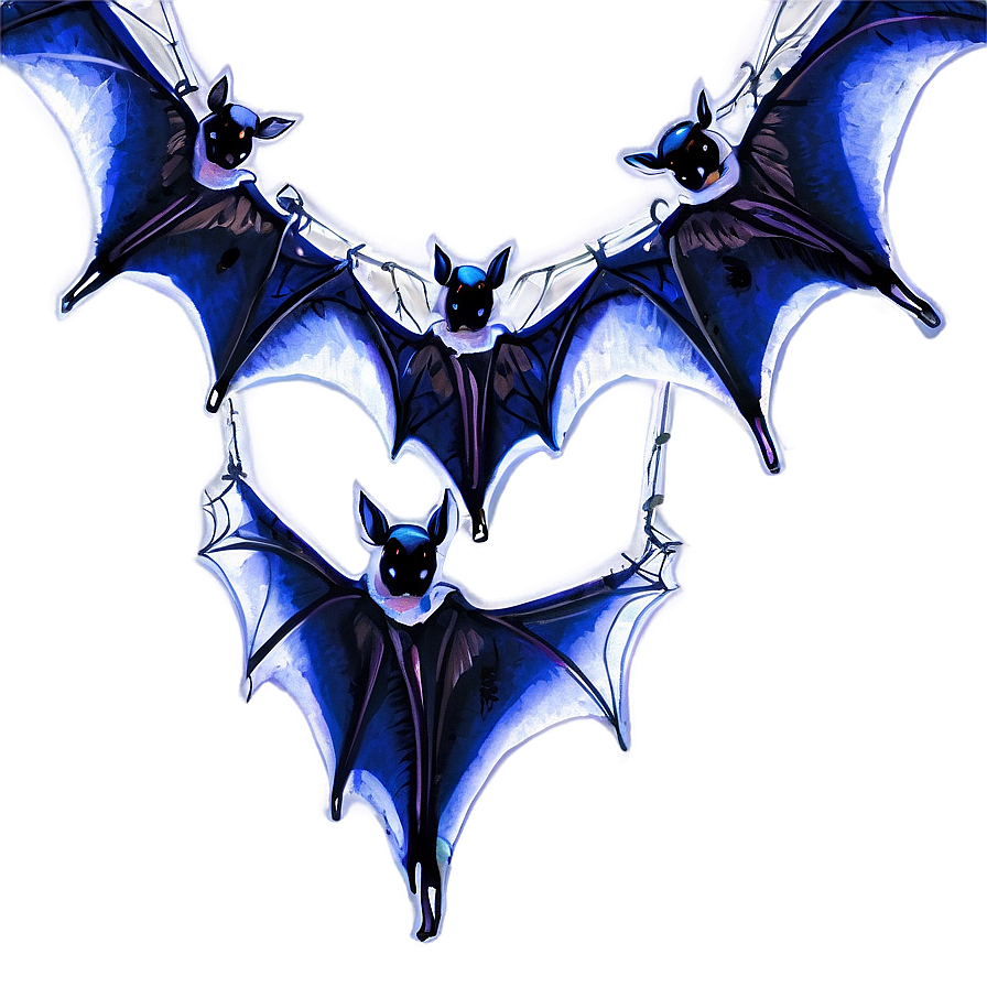 Bats And Cobweb Png Vol