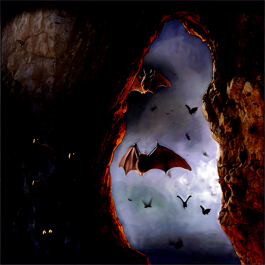 Bats In Cave Png 88