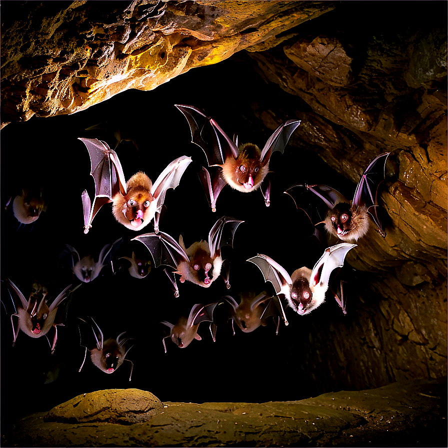 Bats In Cave Png Rjh