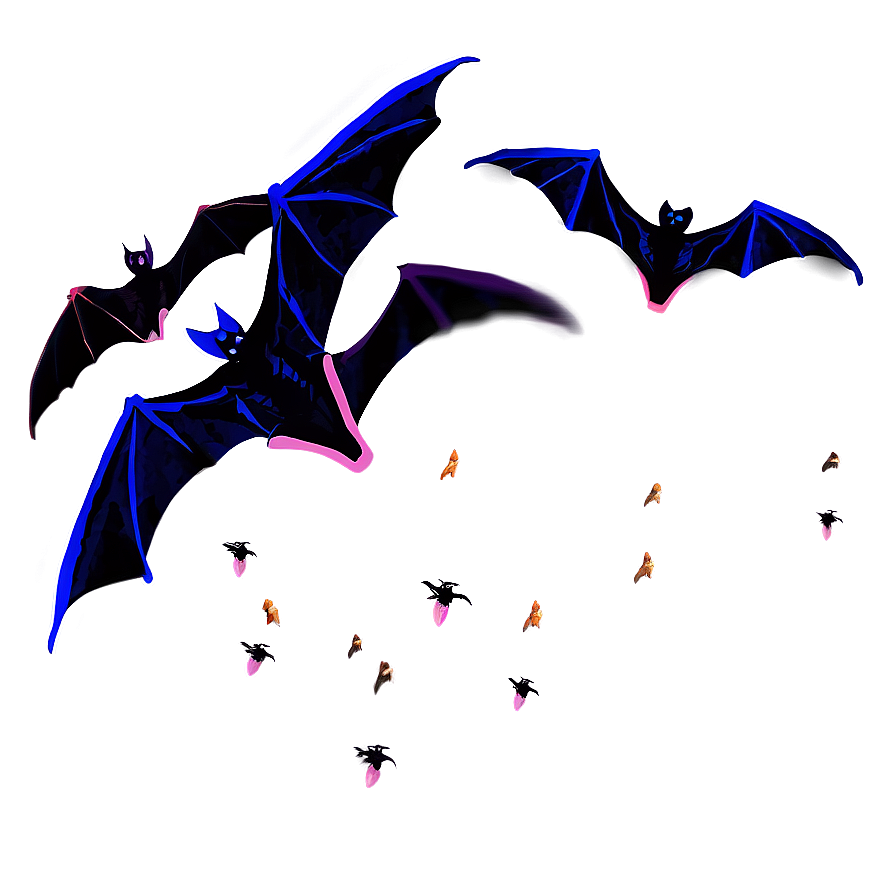 Bats Swarm Overlay Png Ryh51