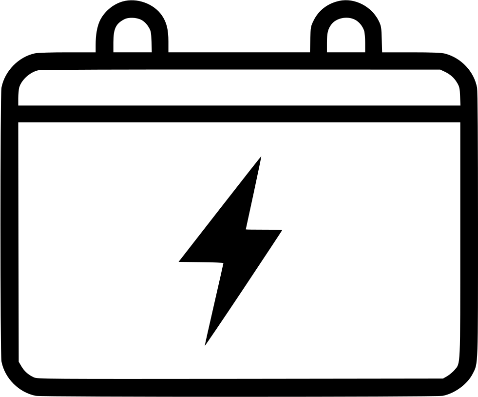 Car Battery - Battery Car Icon Png, Transparent Png PNG with transparent background