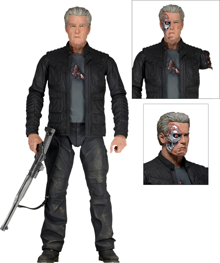 Battle Damaged Terminator Figure