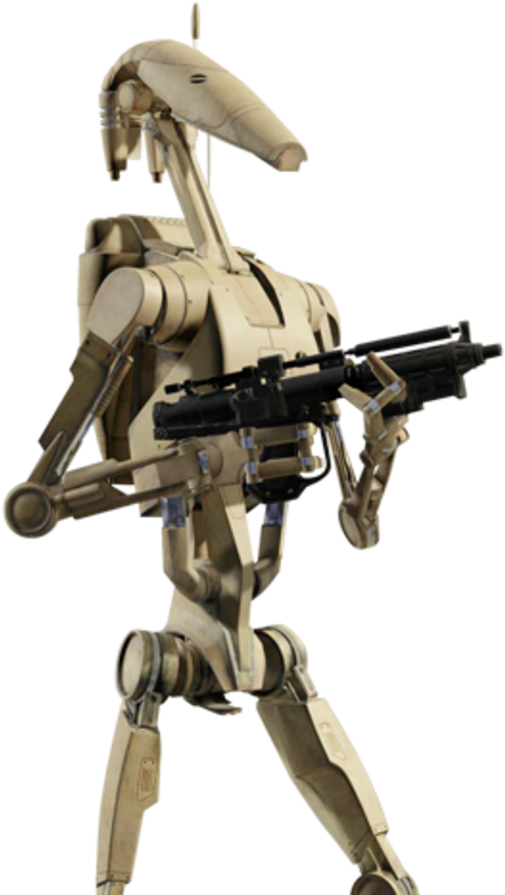 Battle Droid With Blaster