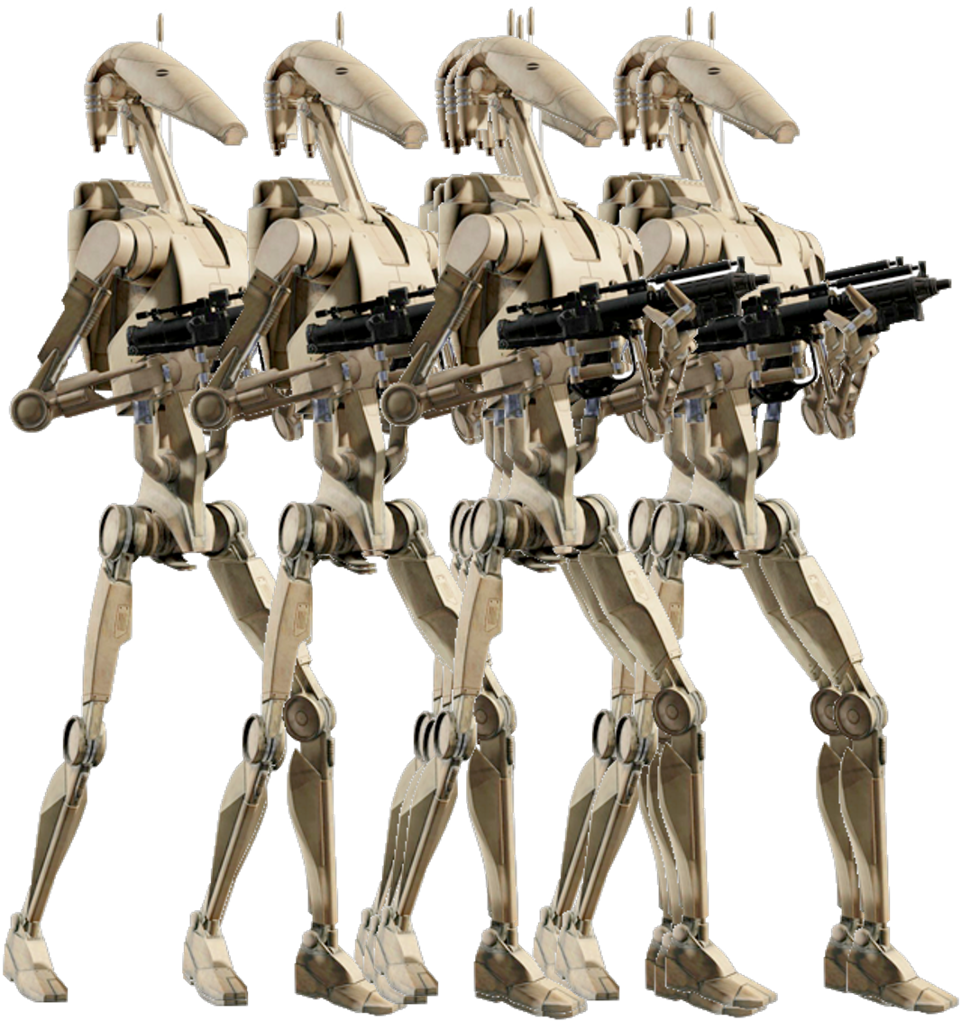 Battle Droidsin Formation