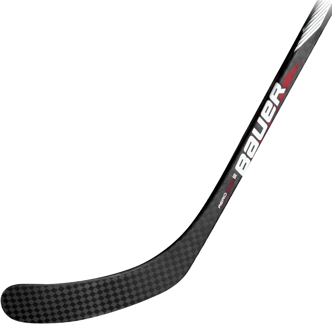 Bauer Hockey Stick Profile PNG with transparent background
