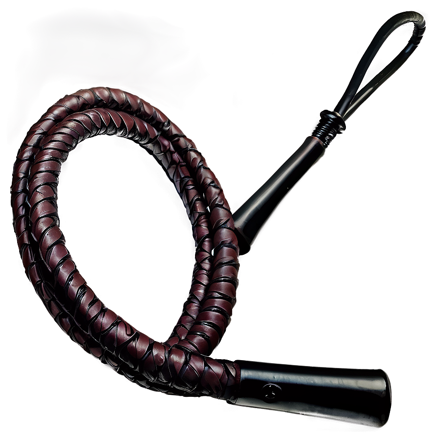BDSM Leather Whip PNG vou PNG with transparent background